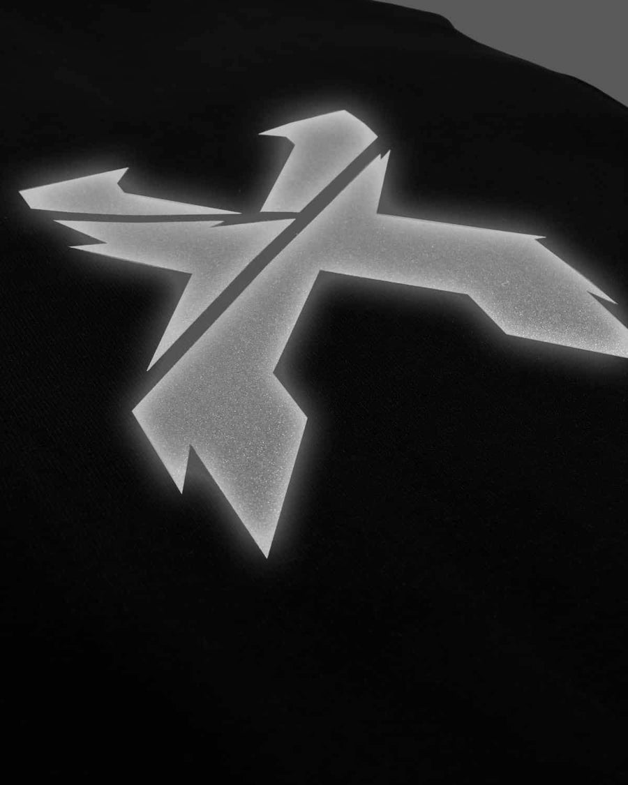 Sliced Logo Reflective Joggers (Black)