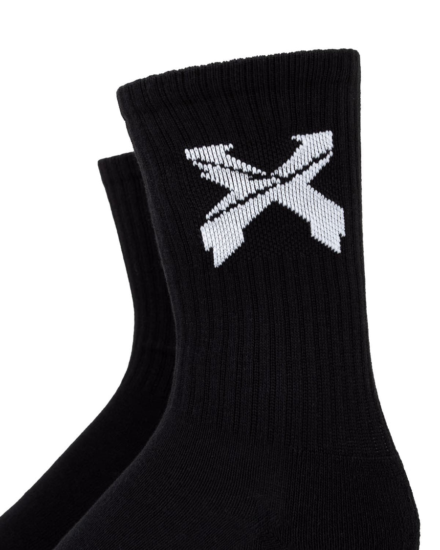 Sliced Logo Socks (Black/White)