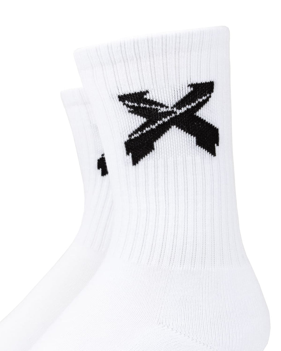 Sliced Logo Socks (White/Black)