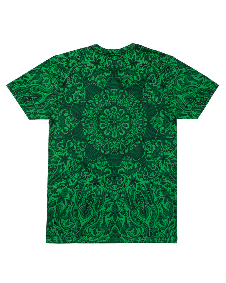 Mandala Dye Sub Tee (Green)
