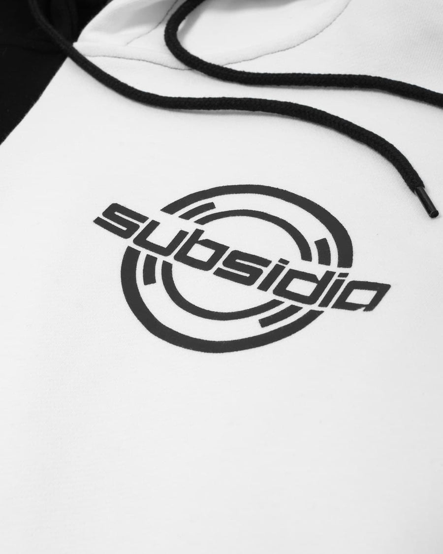 Subsidia Small Logo Split Hoodie (Black/White)