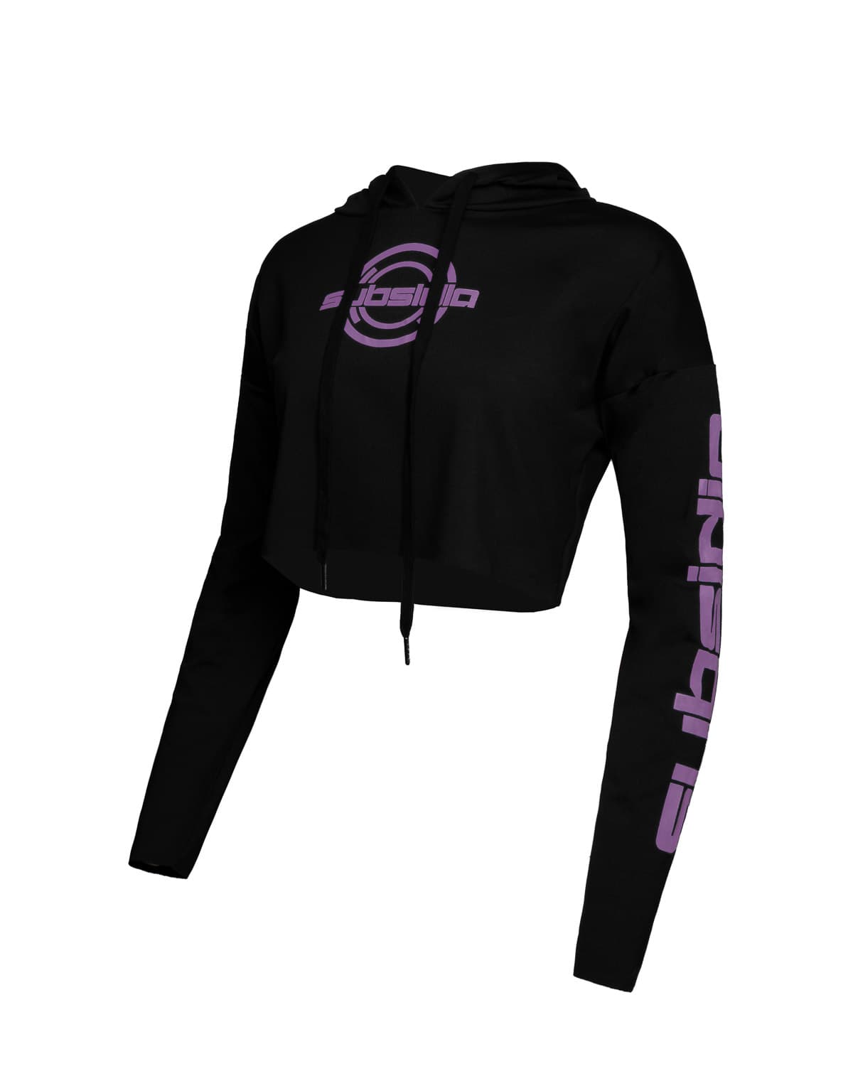 Dark purple cheap crop top hoodie